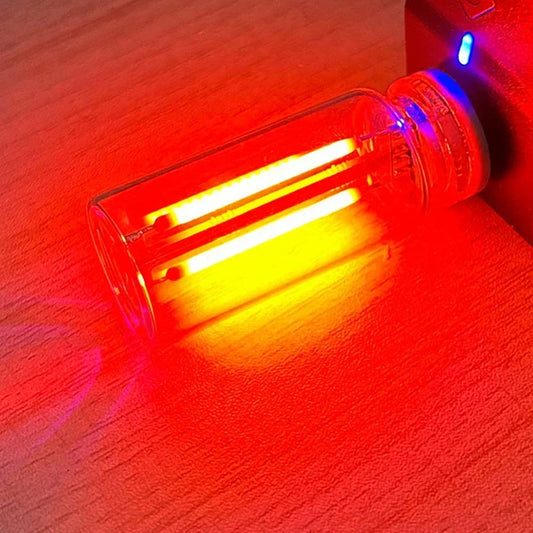 Car USB Night Light Touch Dimmable LED Filament Lamp Portable Lighting Plug and Play Decorative Atmosphere Light for Car Bedroom